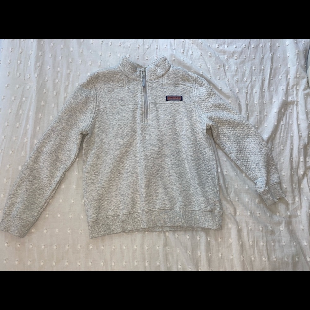 vineyard vines medium grey jacket/sweater